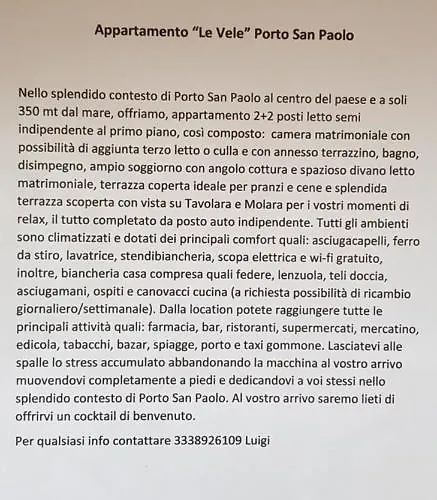 Le Vele Porto San Paolo (Sardinia)